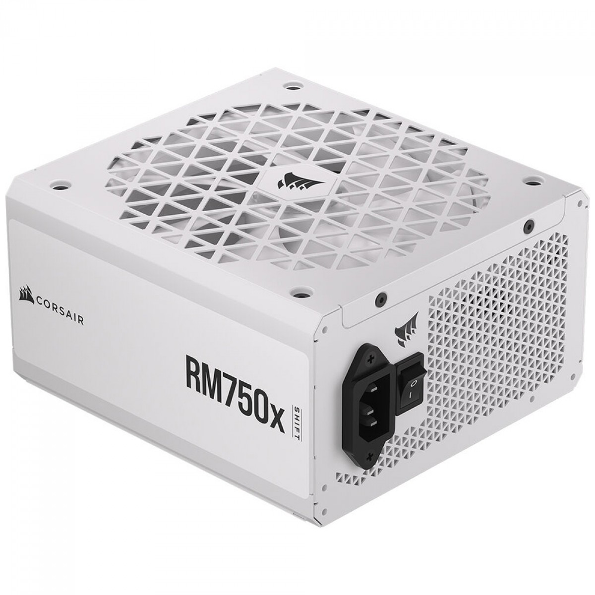 Fonte Corsair RM750x Shift White, 750W, 80 Plus Gold, Full Modular, Branco, CP-9020273-BR - Open Box