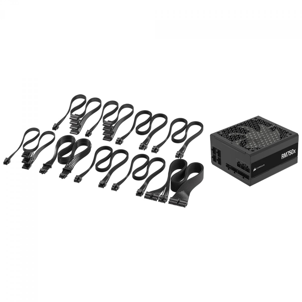 Fonte Corsair RMx Series RM750x, 750W, Cybenetics Gold, Full Modular, PFC Ativo, CP-9020285-BR