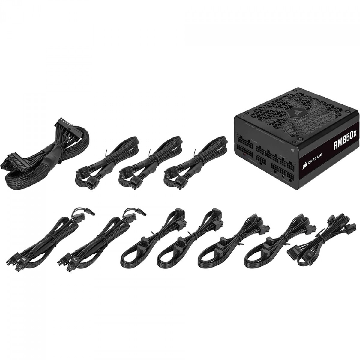 Fonte Corsair RMx Series RM850x, 850W, 80 Plus Gold, Modular, PFC Ativo, CP-9020200-NA