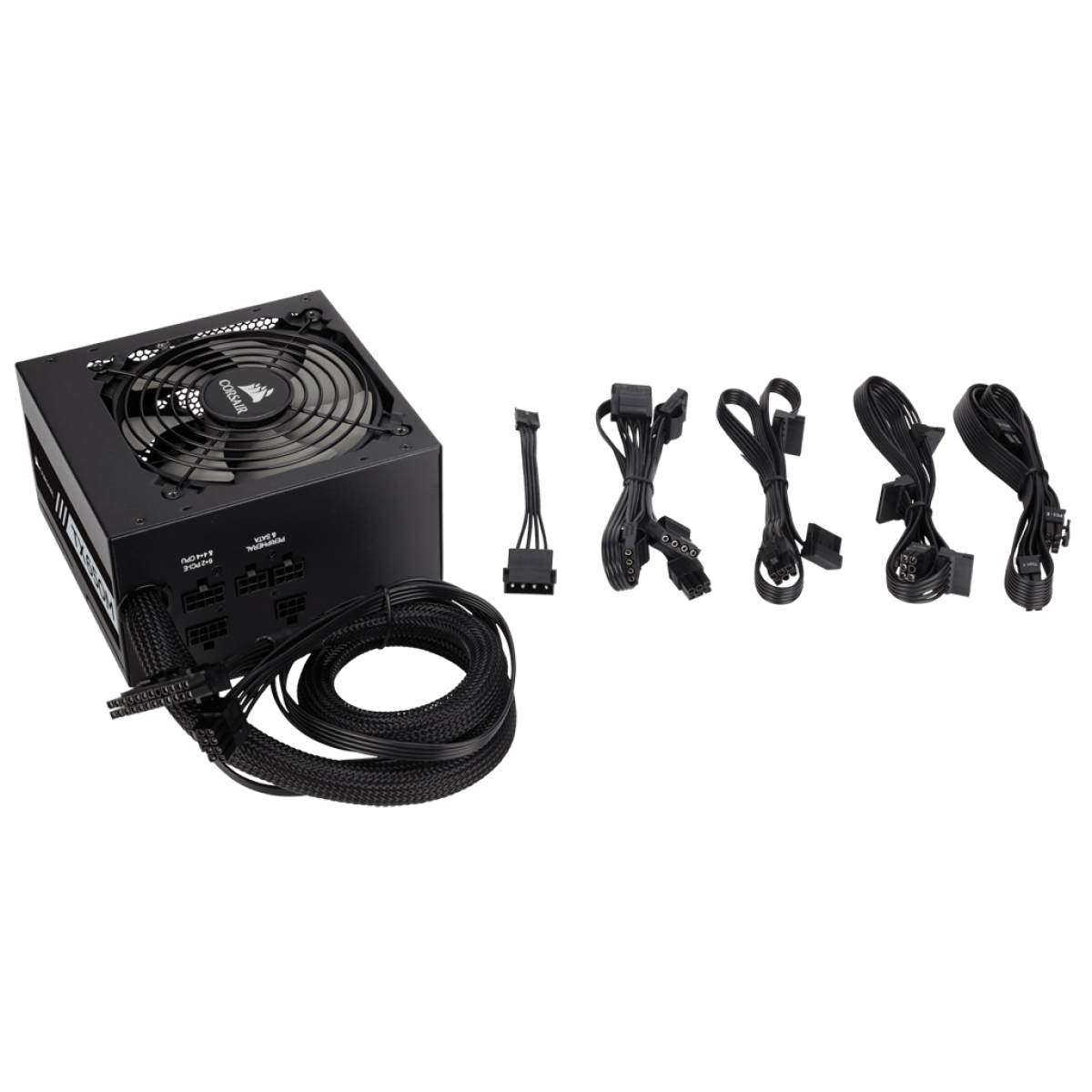 Fonte Corsair TX650M 650W, 80 Plus Gold, PFC Ativo, Semi Modular, CP-9020132-WW