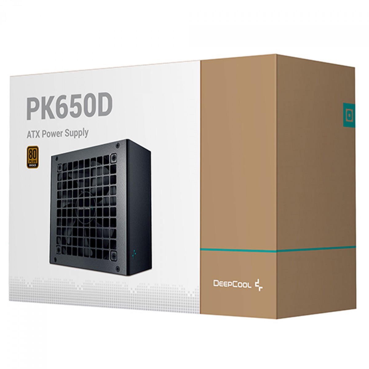 Fonte DeepCool PK650D, 650W, 80 Plus Bronze, PFC Ativo, Preto, R-PK650D-FA0B-WO