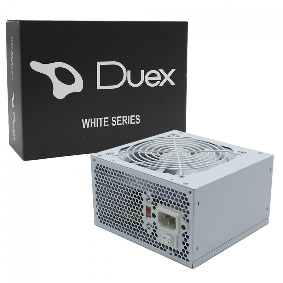Fonte Duex DX500FSE White Series, 500W, Cabos Flat