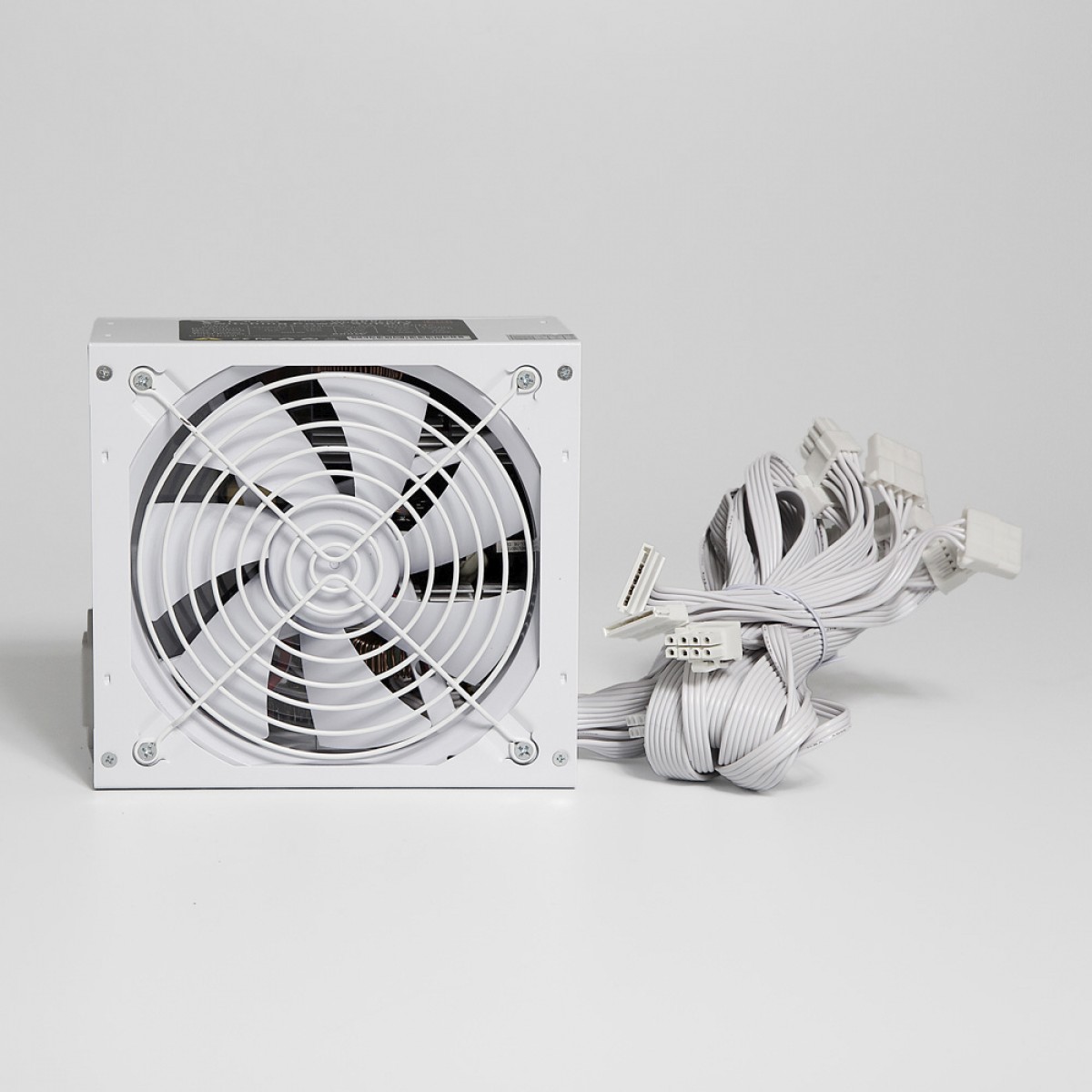 Fonte Duex DX 600FSE+ White Series, 600W, 80 Plus Bronze, PFC Ativo, Cabos Flat