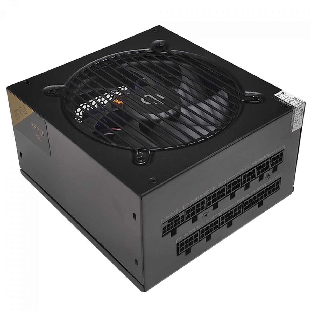 Fonte Duex Pulse Pro, 1200W, Cybenetics Platinum, TecLab, ATX 3.1, PCI-E 5.1, PFC Ativo, Full Modular, DXFOPRO1200WG3