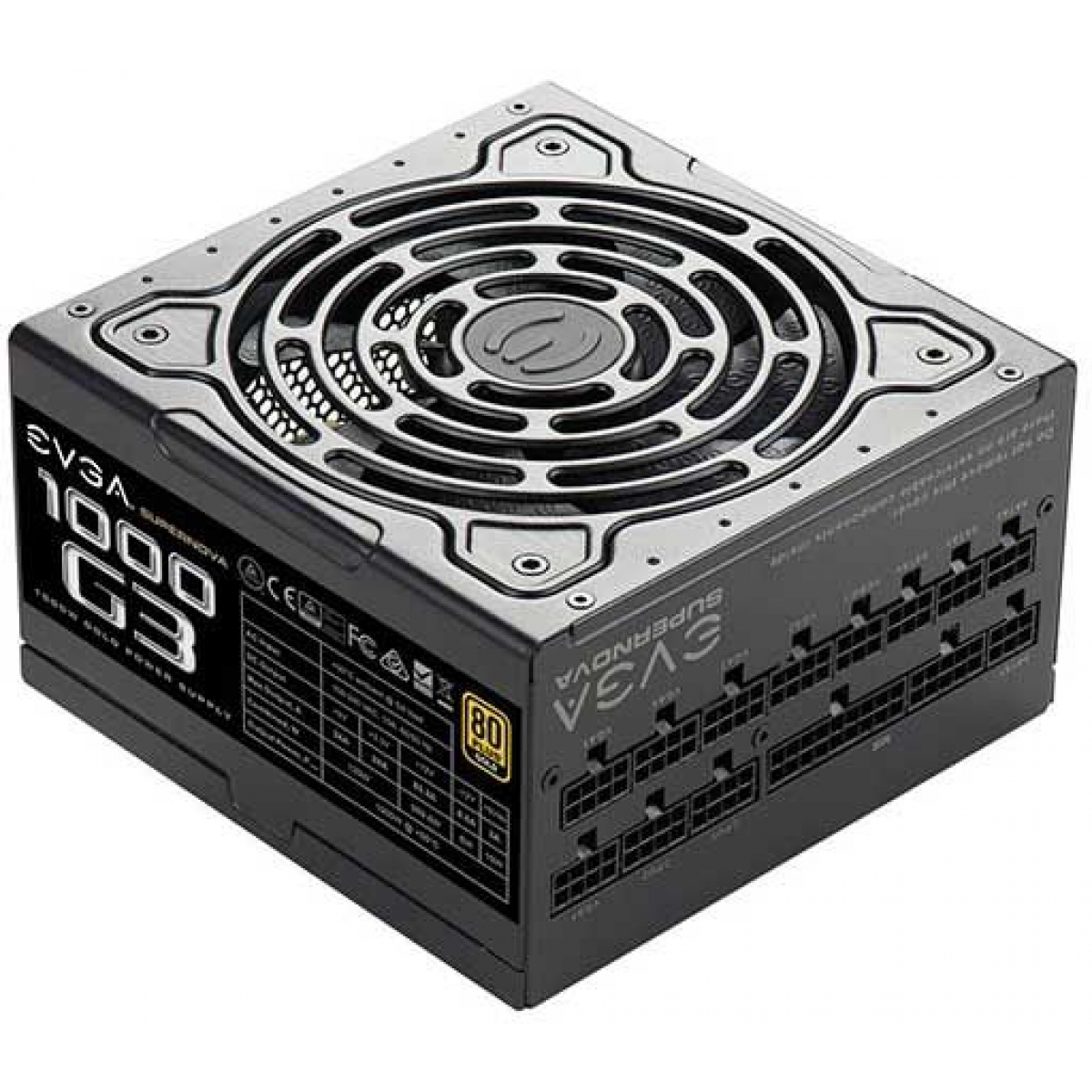 Fonte EVGA Supernova 1000 G3 1000W, 80 Plus Gold, PFC Ativo, Full Modular, 220-G3-1000-X1
