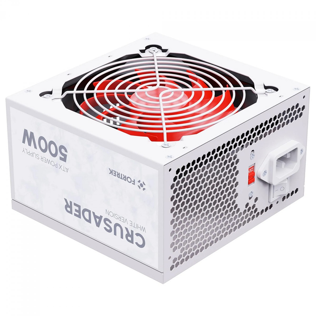 Fonte Fortrek Crusader, 500W, Bivolt, Branca, 83590