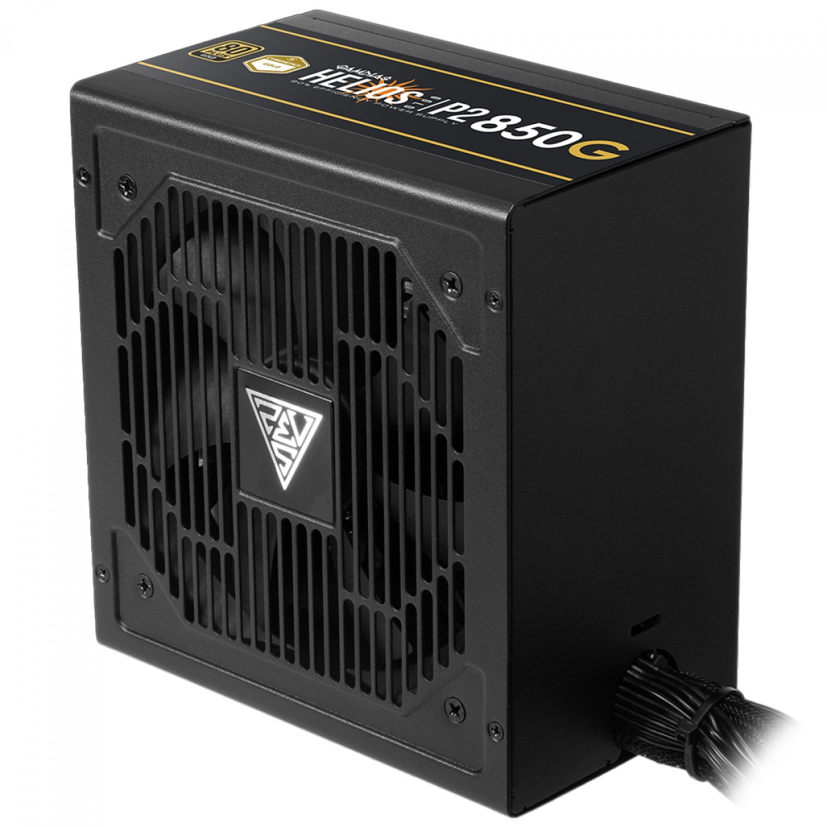 Fonte Gamdias Helios M1-850G, 850W, 80 Plus Gold, Cybenetics Gold, PFC Ativo, PCIe 5.0, Cabos Flat, Preto