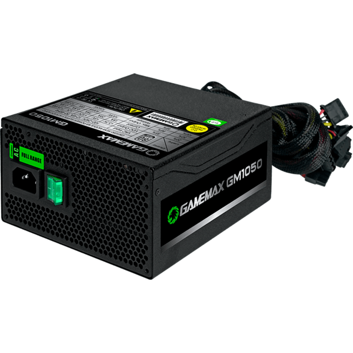 Fonte Gamemax GM1050 1050W, 80 Plus Silver, PFC Ativo