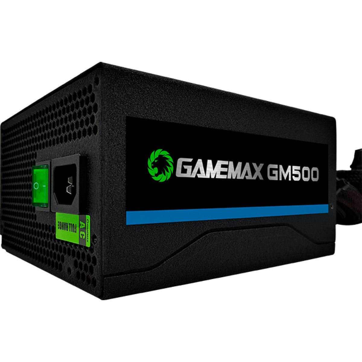 Fonte Gamemax GM500 500W, 80 Plus Bronze, PFC Ativo, OEM, sem caixa.