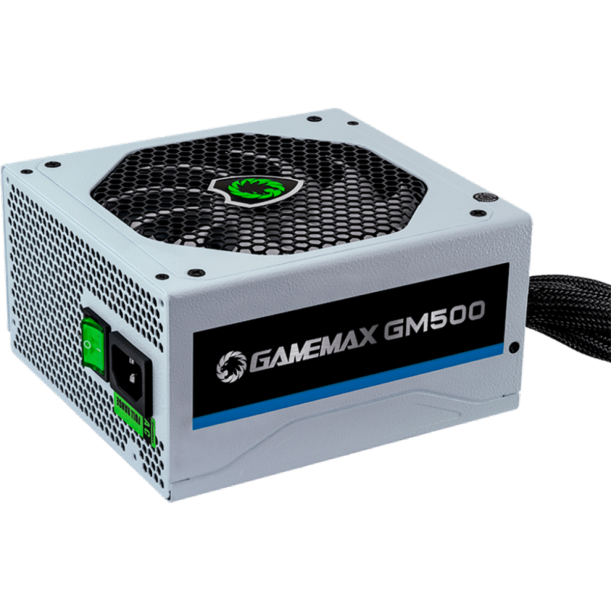 Fonte Gamemax GM500 500W, 80 Plus Bronze, PFC Ativo, White