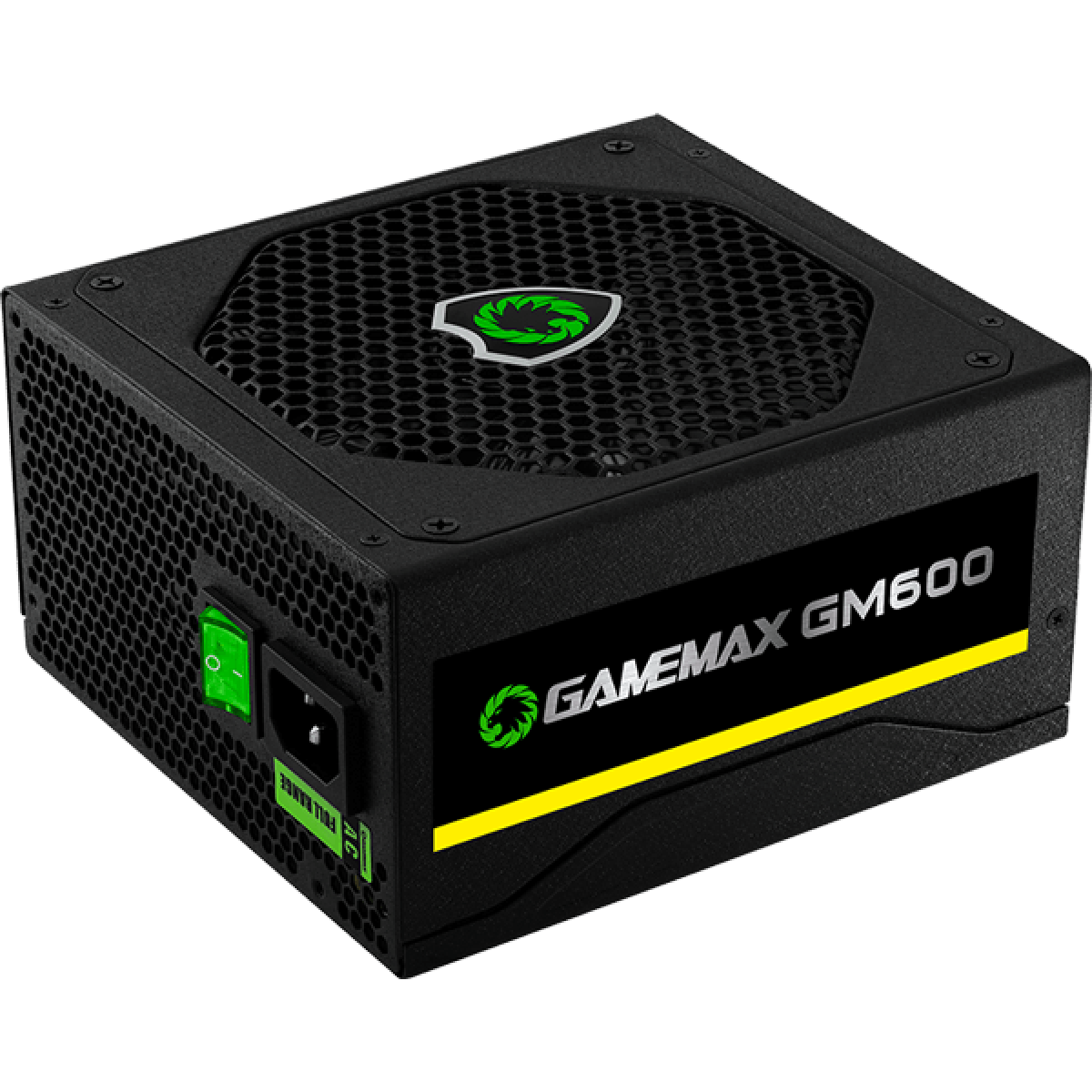 Fonte Bivolt Gamemax GS600 600 Watts (80 Plus) para PCs - RIKATECH