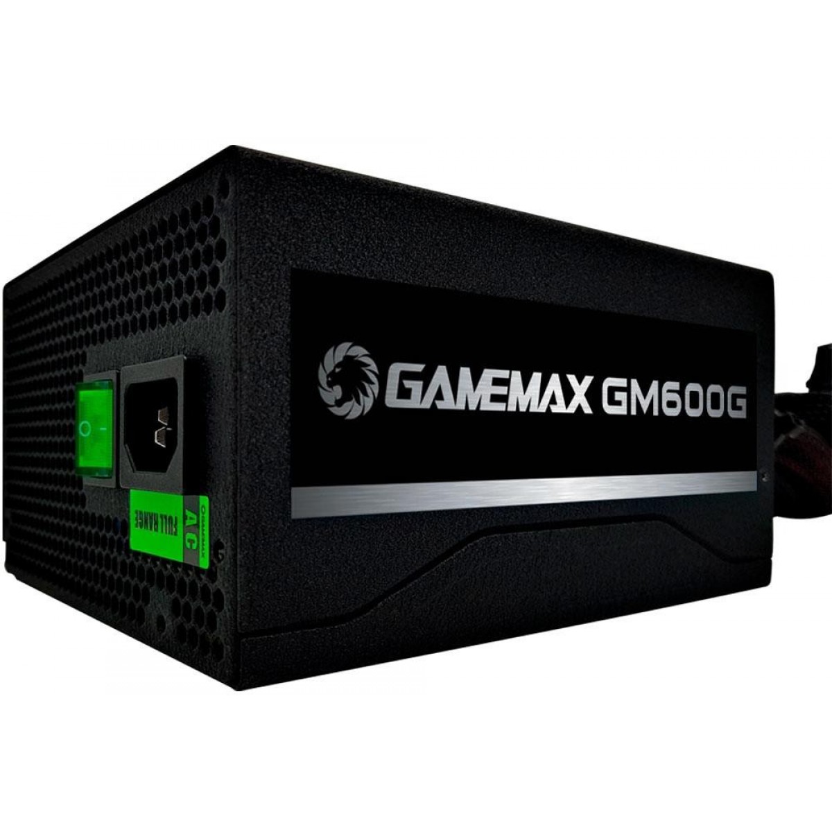 Fonte Gamemax GX600, 600W, 80 Plus Gold, PFC Ativo, Black, GX600WBKPSS7710BR