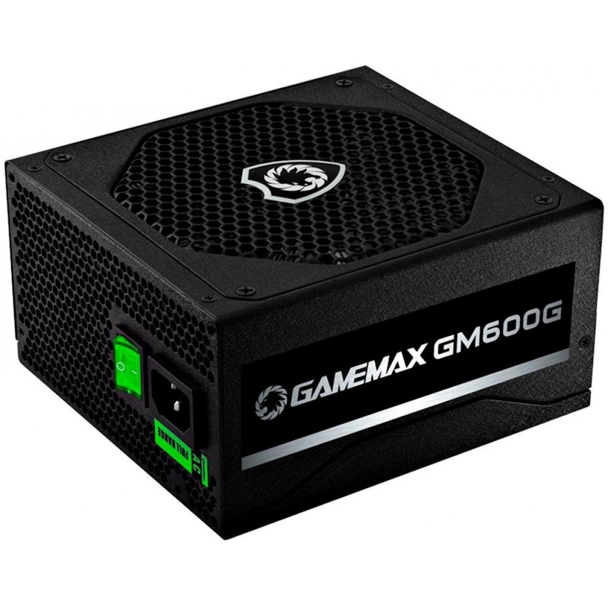 Fonte Gamer ATX Gamemax GM600G 600W Semi-Modular 80 Plus Platinum PFC Ativo  Preta