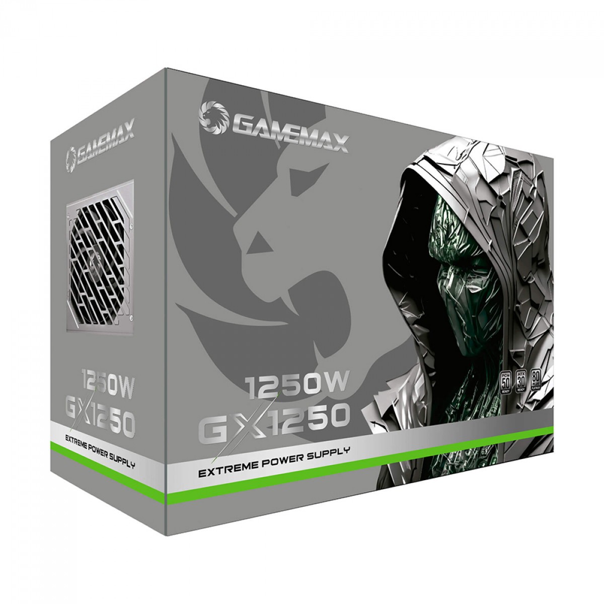 Fonte Gamemax GX1250 PRO, 1250W, Full Modular, 80 Plus Platinum, PCIe 5.0, ATX 3.0, PFC Ativo, Metal, GX1250PROSLS8810BR - Open Box