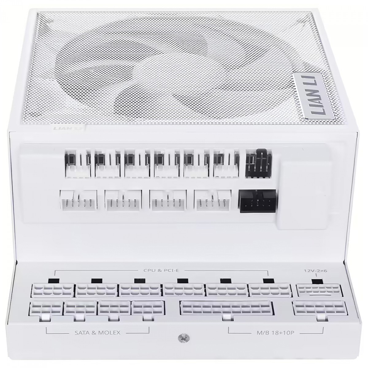 Fonte Lian Li EDGE 1000W, 80 Plus Gold, Cybenetics Gold, ATX 3.1, PFC Ativo, Full Modular, Com Hub EDGE, Branco, EG1000G WHITE EU