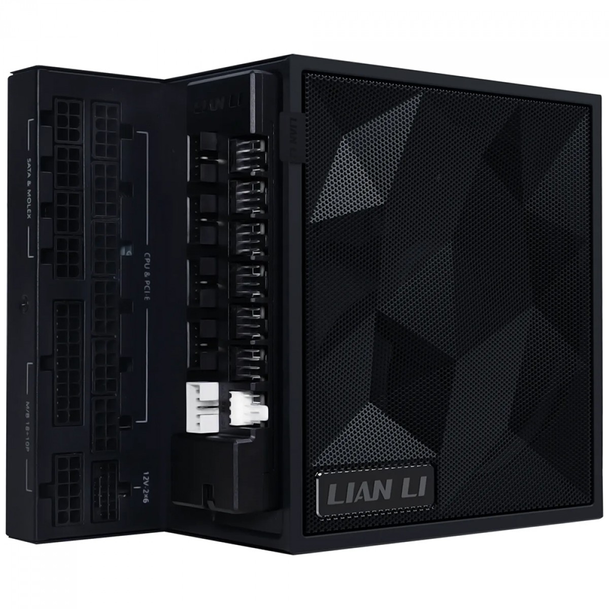Fonte Lian Li EDGE 1000W, 80 Plus Gold, Cybenetics Gold, ATX 3.1, PFC Ativo, Full Modular, Com Hub EDGE, Preto, EG1000G BLACK EU