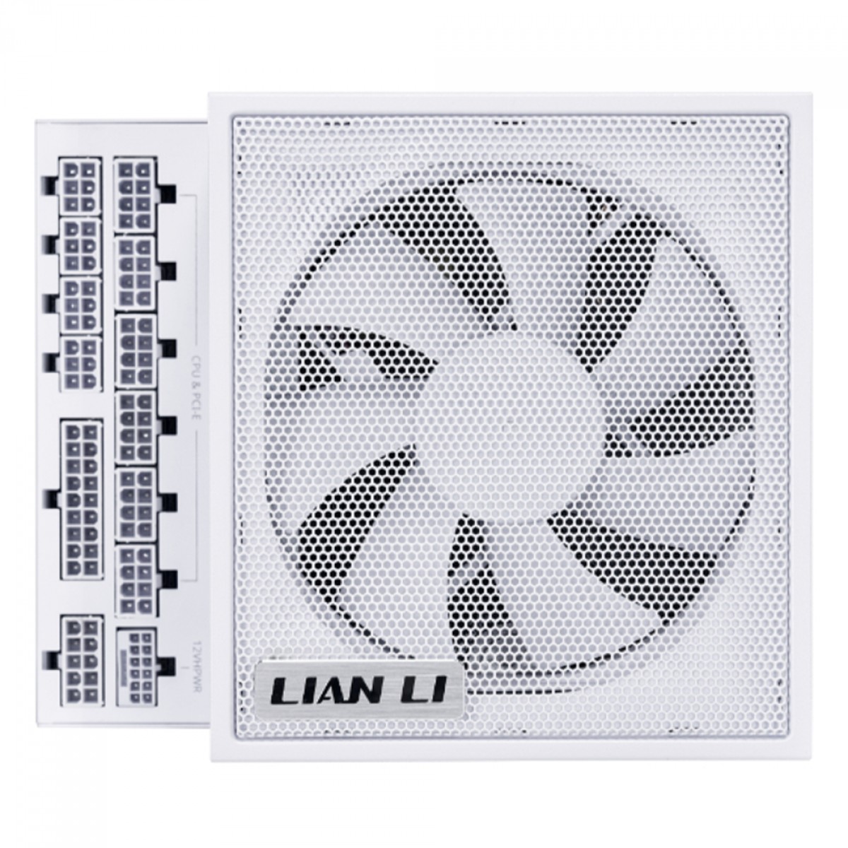 Fonte Lian Li EDGE 1000W White, 80 Plus Platinum, ATX 3.1, PFC Ativo, Full Modular, Branco, EG1000 WHITE EU
