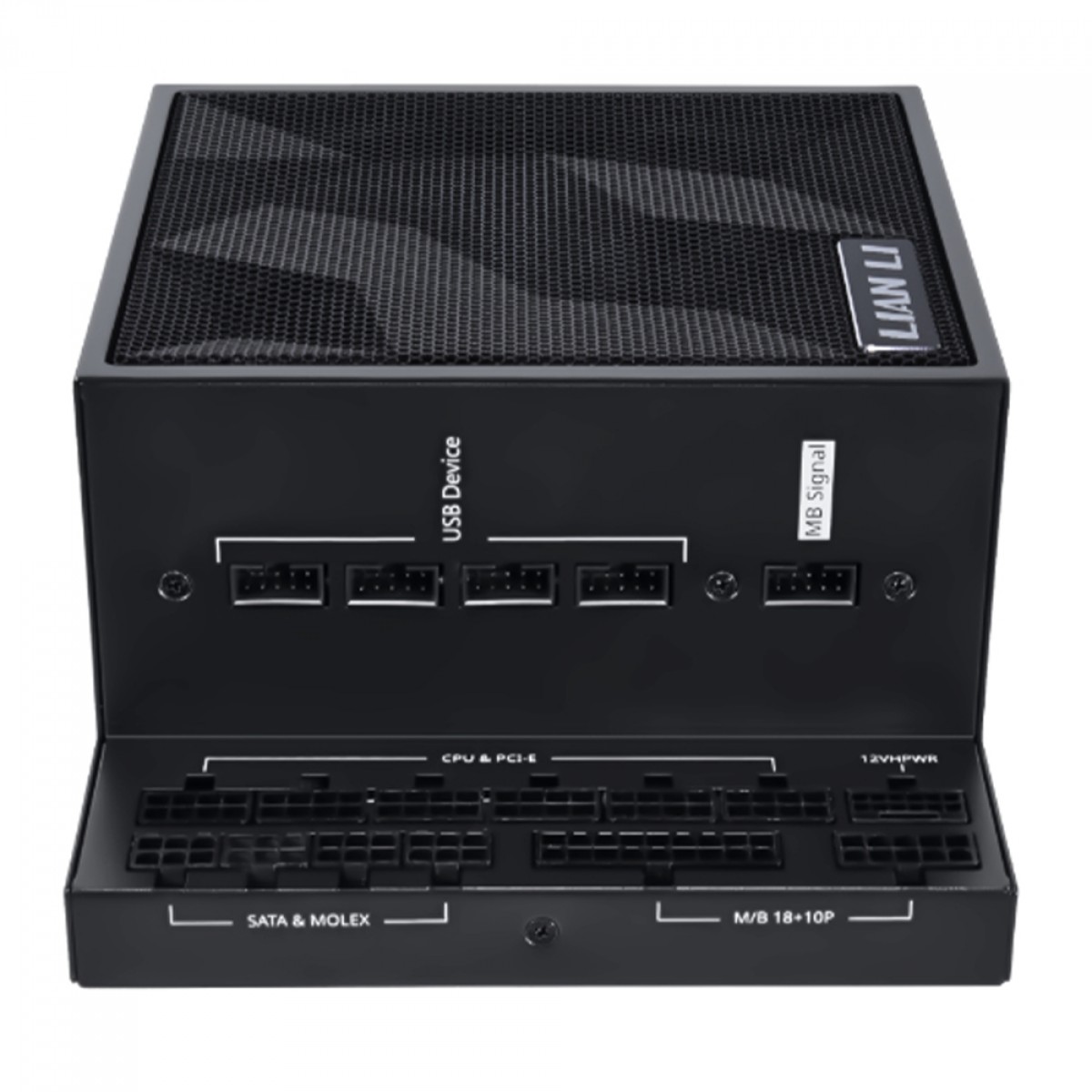 Fonte Lian Li EDGE 850W, 80 Plus Platinum, ATX 3.1, PCIE5, PFC Ativo, Full Modular, Preto, EG0850 BLACK WO