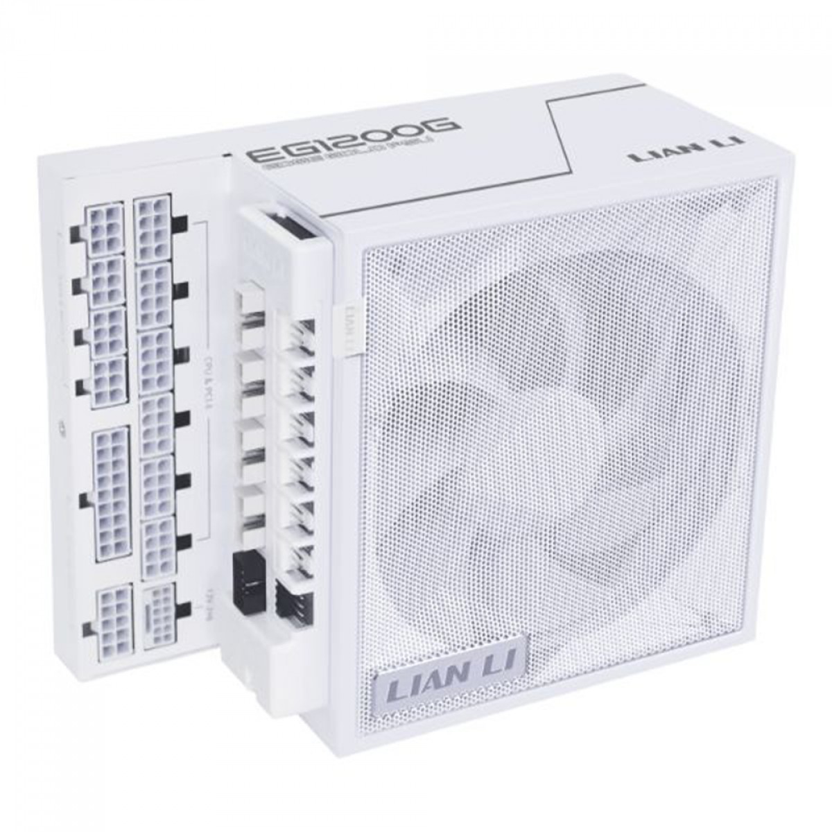 Fonte Lian Li EDGE Gold 850W, 80 Plus Gold,  ATX 3.1, PCIE 5.1, PFC Ativo, Full Modular, Branco, EG0850G WHITE EU