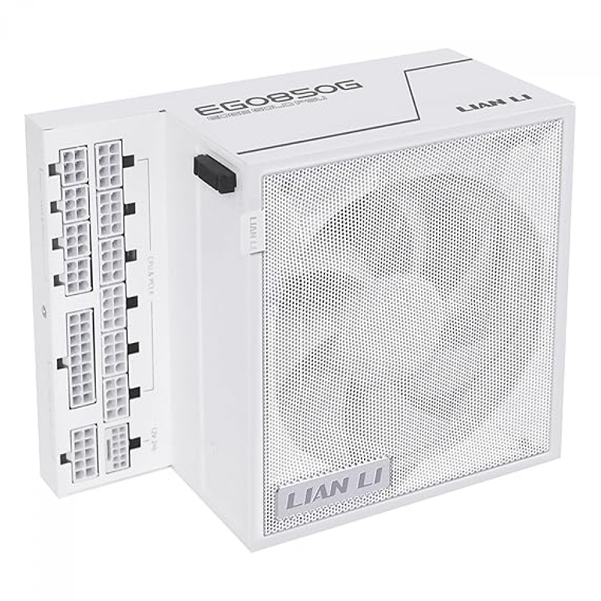 Fonte Lian Li EDGE Gold 850W, 80 Plus Gold,  ATX 3.1, PCIE 5.1, PFC Ativo, Full Modular, Branco, EG0850G WHITE EU