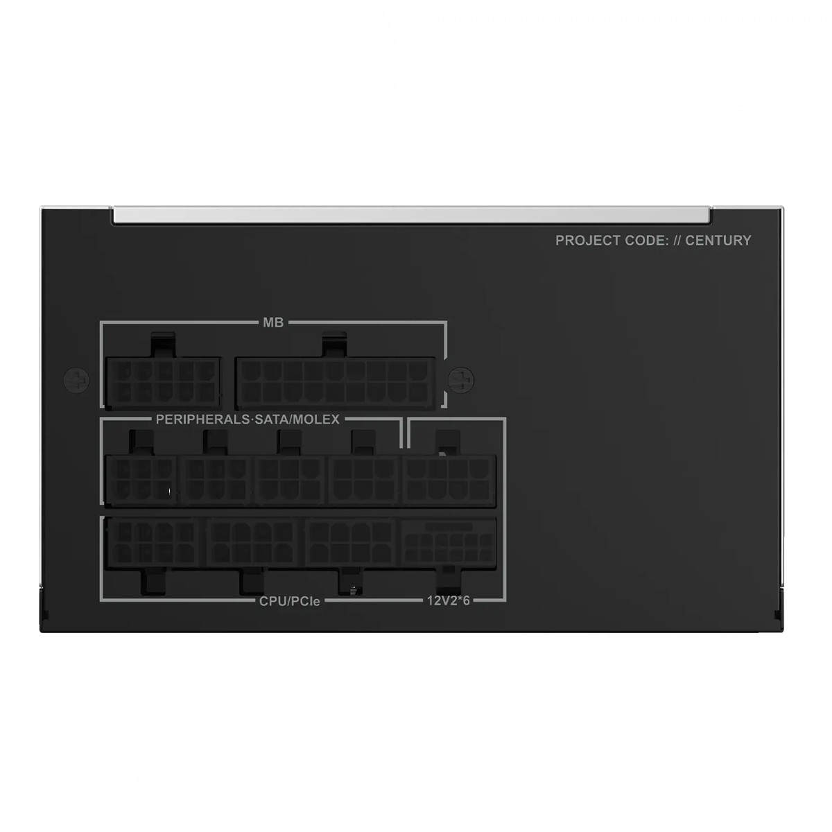 Fonte Montech Century II 750W, 80 Plus Gold, ATX 3.1, PFC Ativo, Full Modular, Cinza