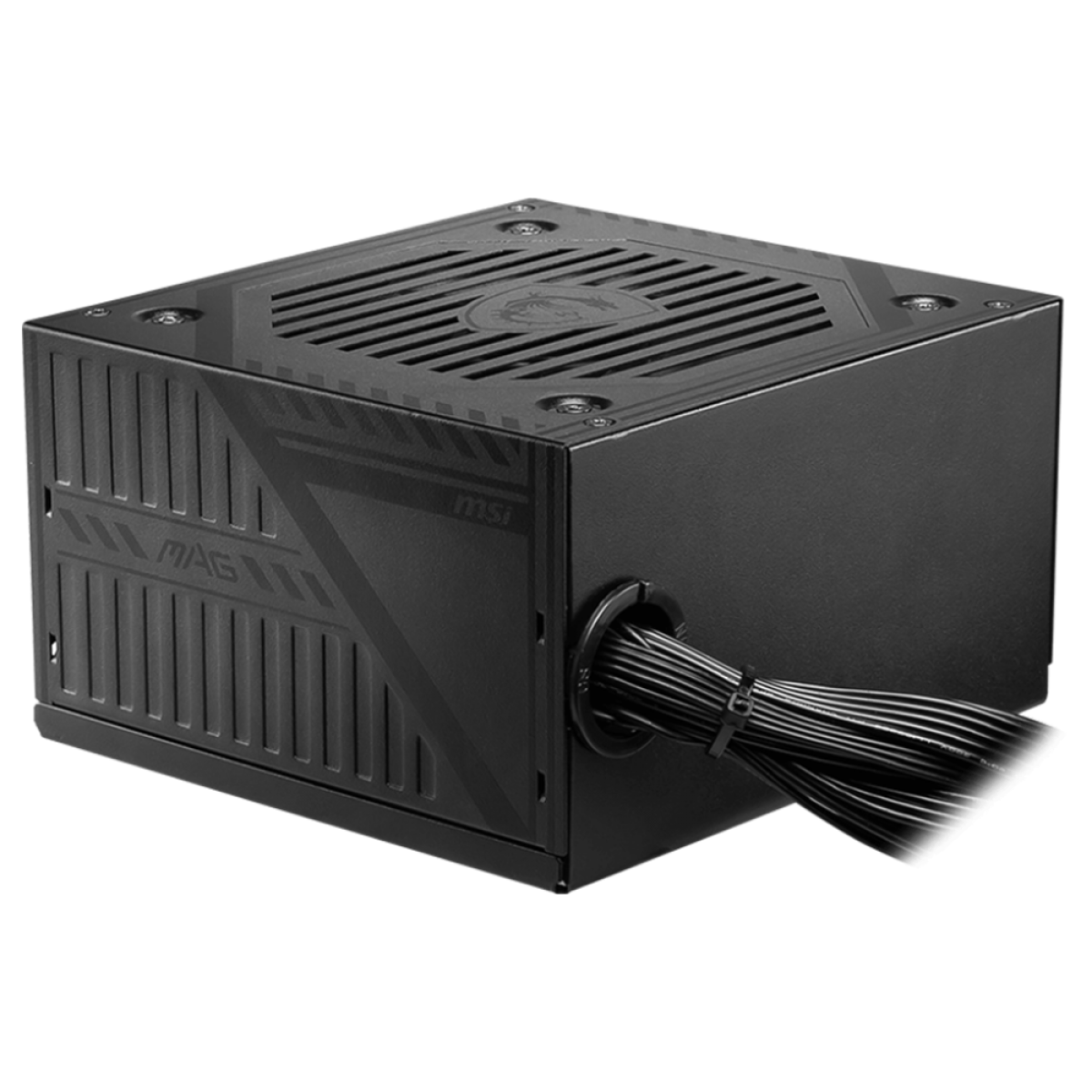 Fonte MSI MAG A600DN, 600W, 80 Plus, PFC Ativo, Black, 306-7ZP6B39-809