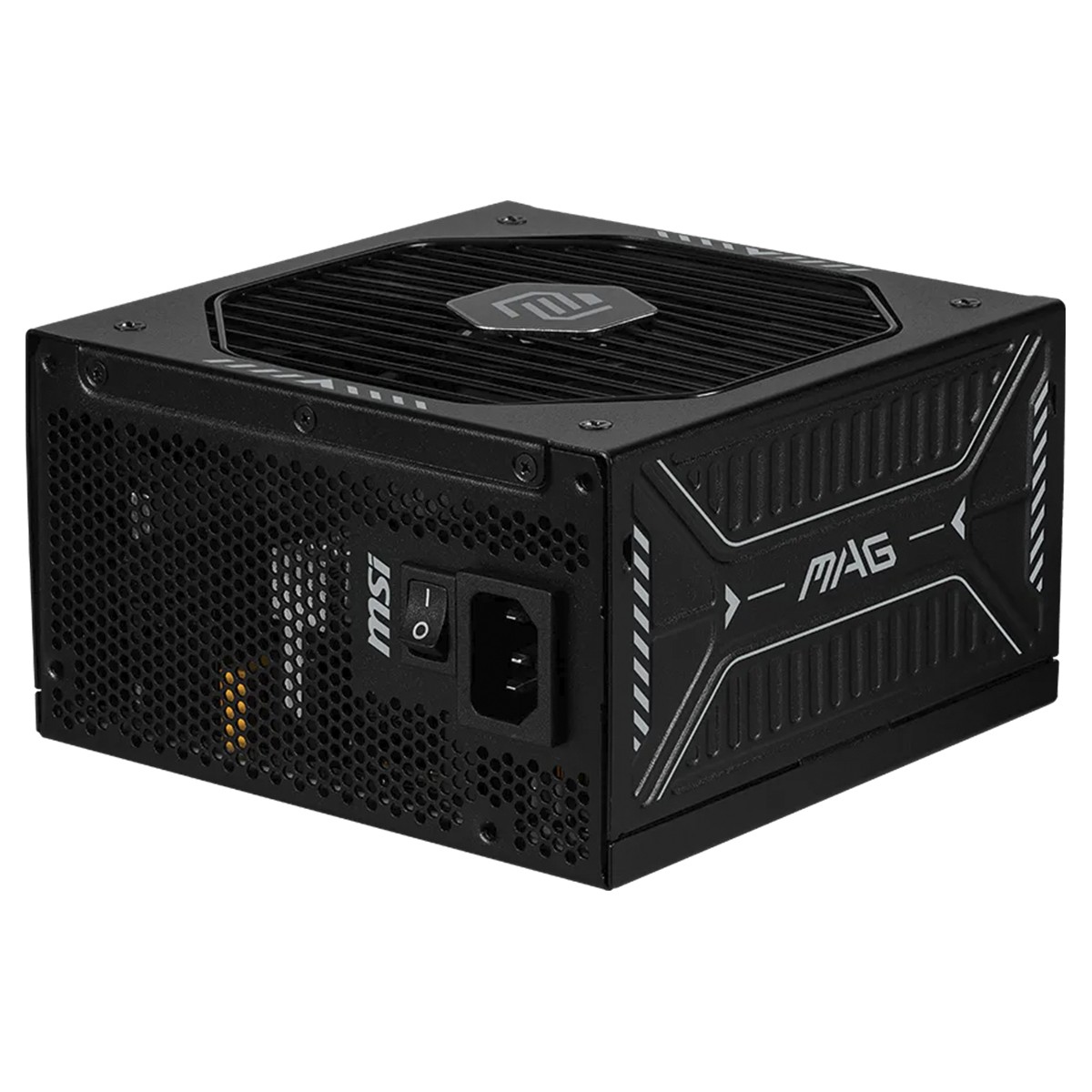 Fonte MSI MAG A850GLS PCIE5, 850W, 80 Plus Gold, Cybenetics Platinum, ATX 3.1, PFC Ativo, Full Modular, Preto, MAGA850GLS
