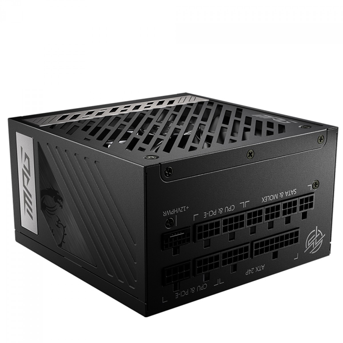 Fonte MSI MPG A1000G PCIE5, 1000W, 80 Plus Gold, PFC Ativo, Full Modular, Preto, MPG A1000G PCIE5