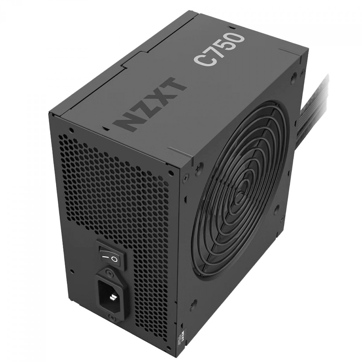 Fonte NZXT C750 Bronze, 750W, 80 Plus Bronze, PFC Ativo, Black, PA-7B2BB-US
