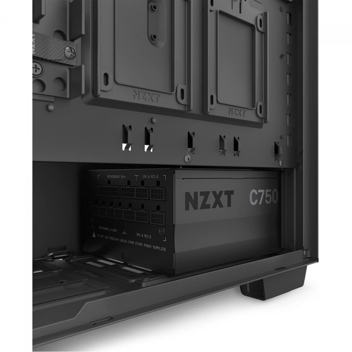 Fonte NZXT C750 Gold, 750W, 80 Plus Gold, PFC Ativo, Full Modular, PA-7G1BB-US