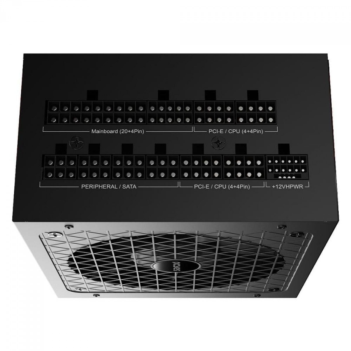 Fonte PCYes Aether, 1000W, Cybenetics Gold, PFC Ativo, PCIe 5.0, ATX 3.1, Full Modular, Preto, 1000WFMG