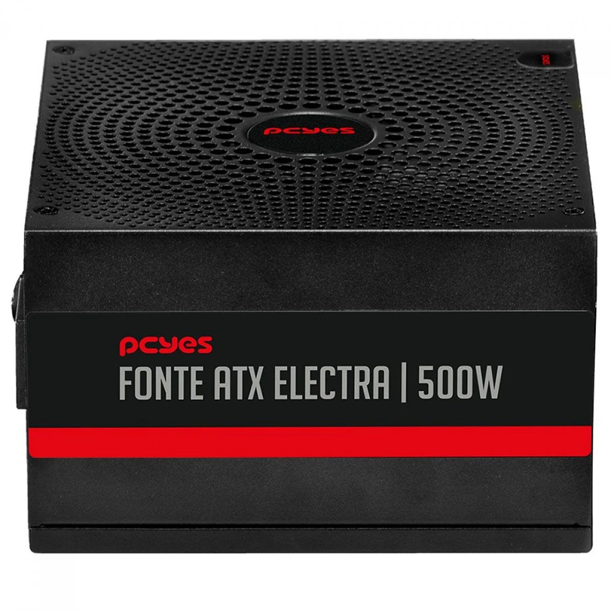 Fonte PCYes Electra, 500W, PFC Ativo, Preto, ELEC500W