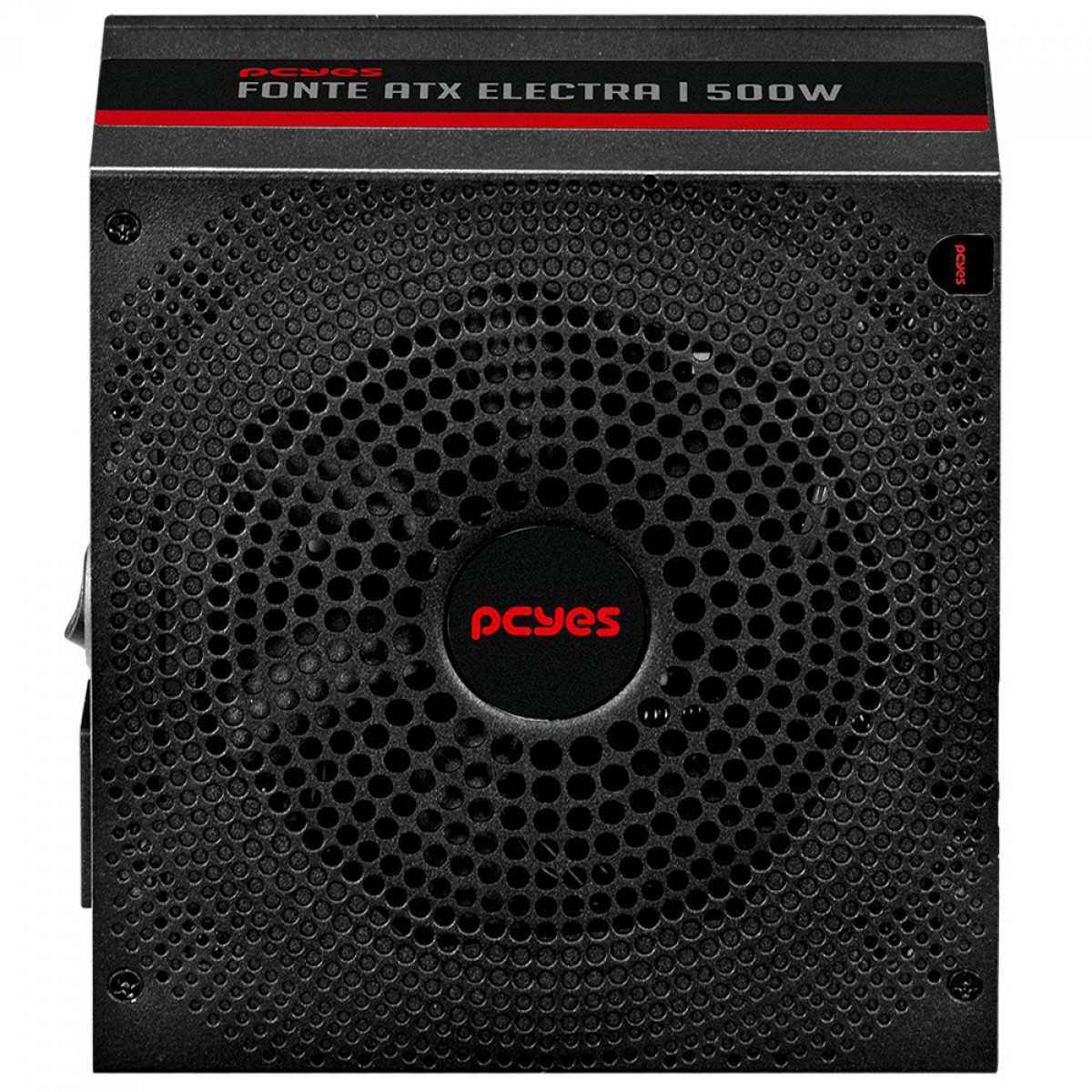 Fonte PCYes Electra, 500W, PFC Ativo, Preto, ELEC500W