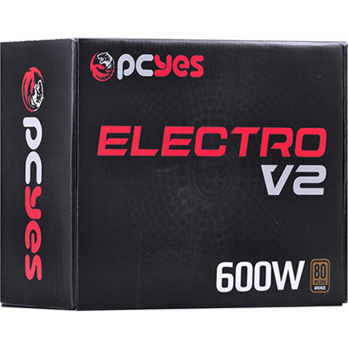 Fonte PCYES Electro V2, 600W, 80 Plus Bronze, PFC Ativo, ELECV2PTO600W