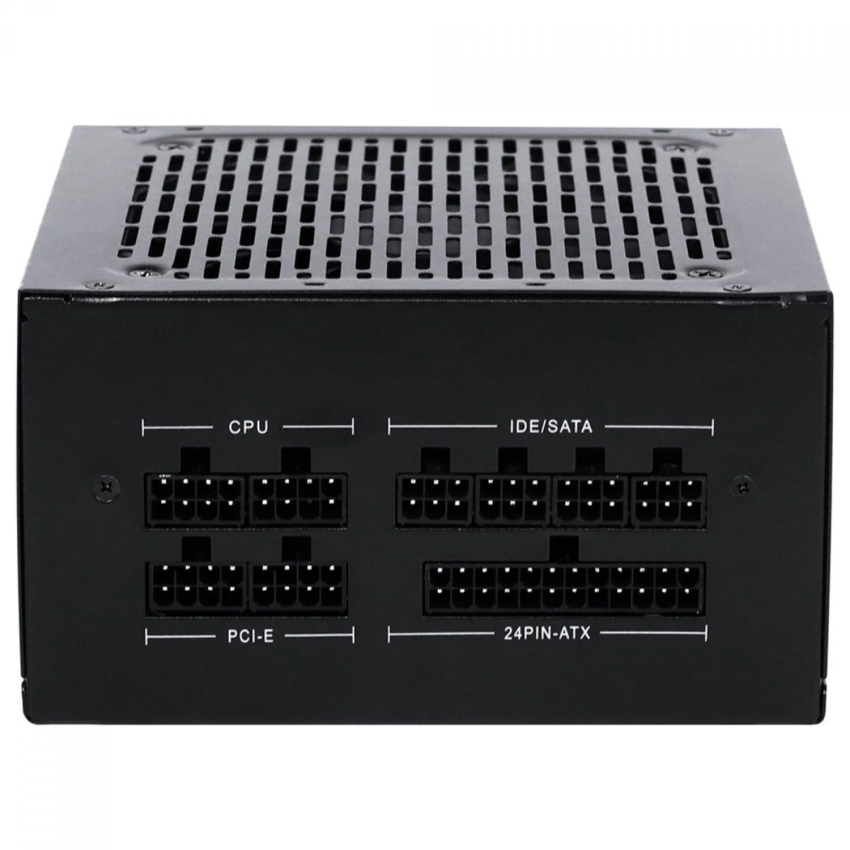 Fonte PCYes Shocker, 600W, 80 Plus White, PFC Ativo, Full Modular, Preto, FM600WBV