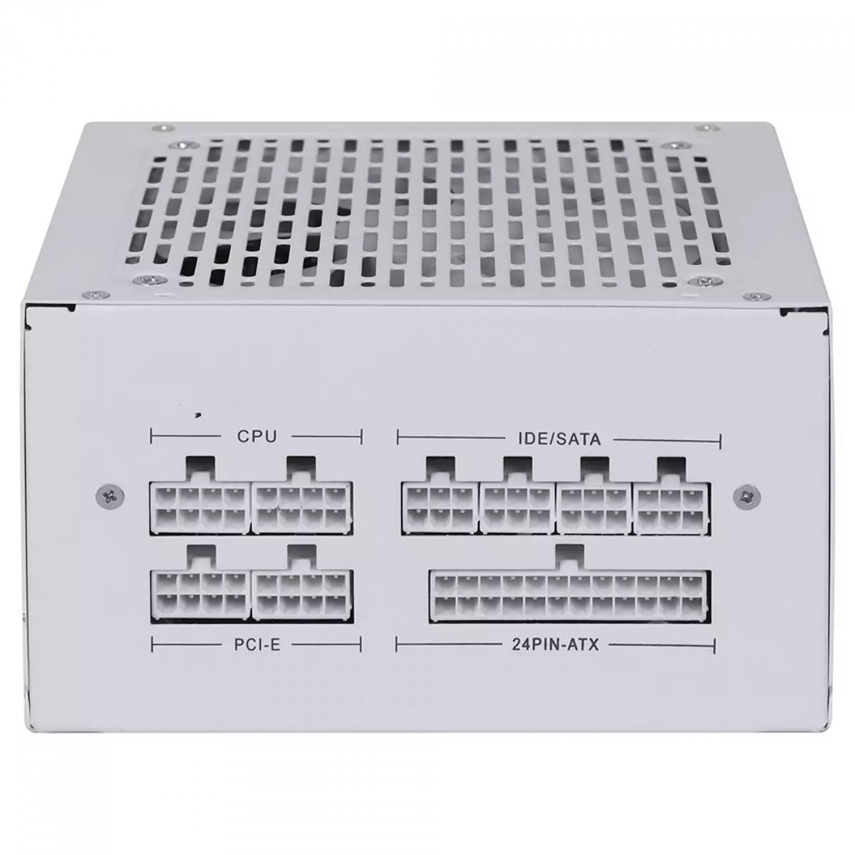 Fonte PCYES Shocker White Ghost, 500W, Full Modular, 80 Plus White, Branca, FM500WWG