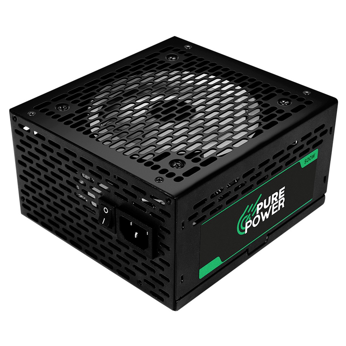Fonte Pure Power Core, 500W, 80 Plus Bronze, ATX, PFC Ativo, Preto, PP-PS-CRB500FN