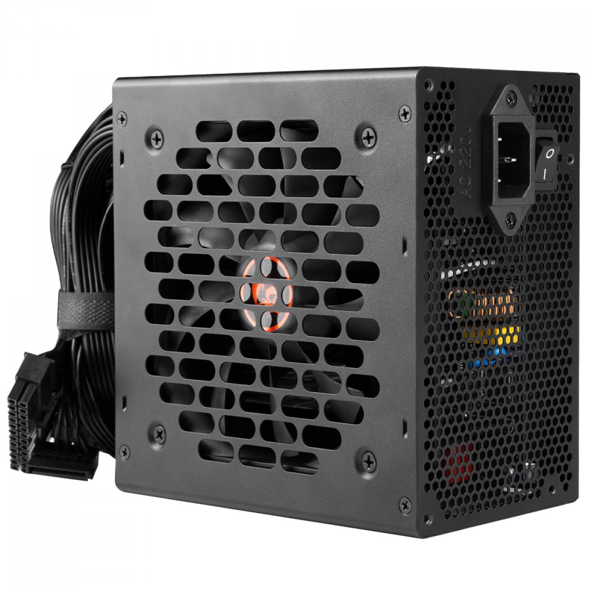 Fonte Redragon RGPS 600W, 80 Plus Bronze, PFC Ativo, Cabo Flat, GC-PS024