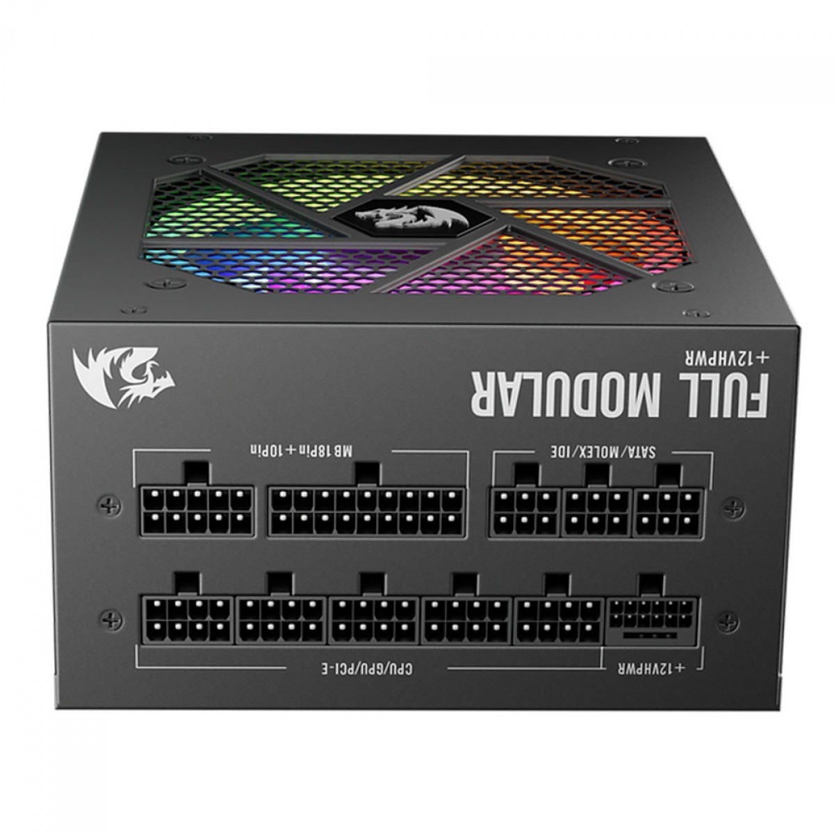 Fonte Redragon RGPS, 750W, RGB, 80 Plus Gold, PFC Ativo, Full Modular, GC-PS006-1