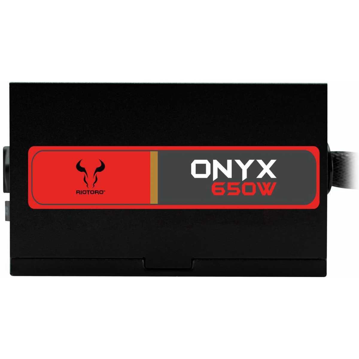 Fonte Riotoro Onyx 650W, 80 Plus Bronze, PFC Ativo, Semi Modular, PR-BP0650-SM