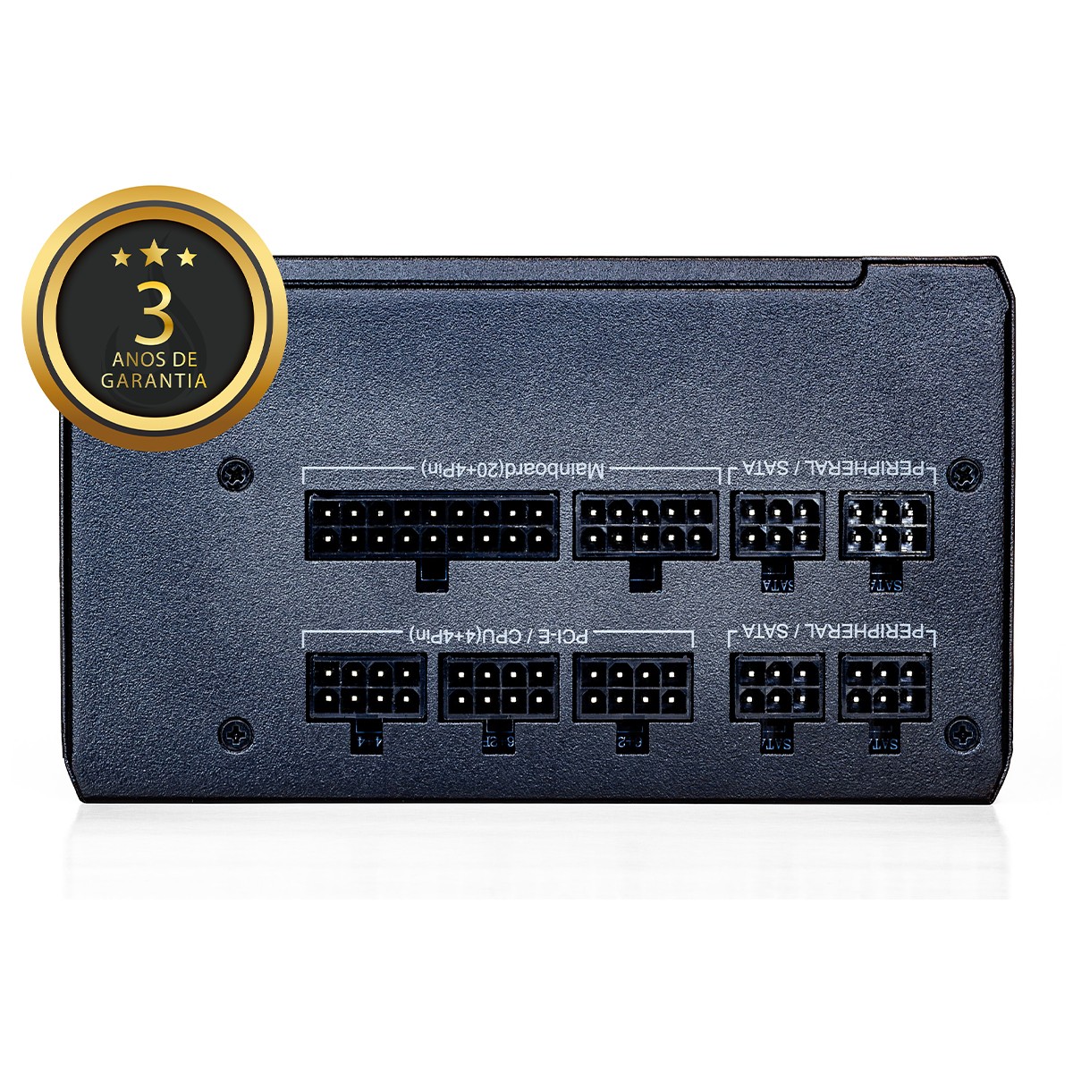 Fonte Rise Mode Elektra, 650W, Full Modular, 80 Plus Bronze, PFC Ativo, Preto, RM-PSU-ELKM-650-B