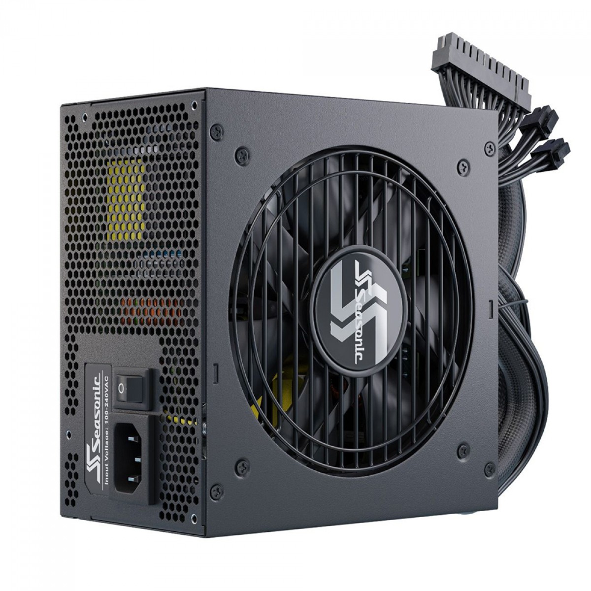 Fonte Seasonic Focus GM-750, 750W, 80 Plus Gold, Semi Modular