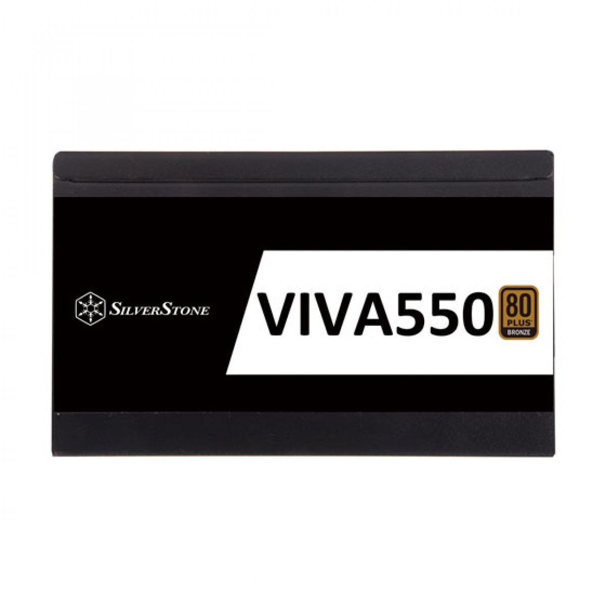 Fonte SilverStone VIVA 550, 550W, 80 Plus Bronze, PFC Ativo, SST-VA550-B 
