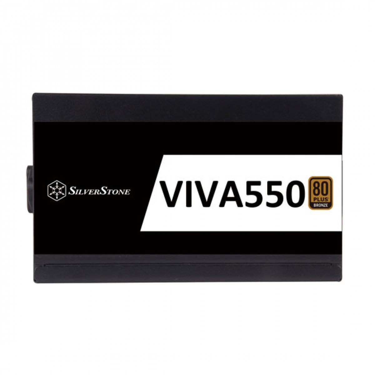 Fonte SilverStone VIVA 550, 550W, 80 Plus Bronze, PFC Ativo, SST-VA550-B