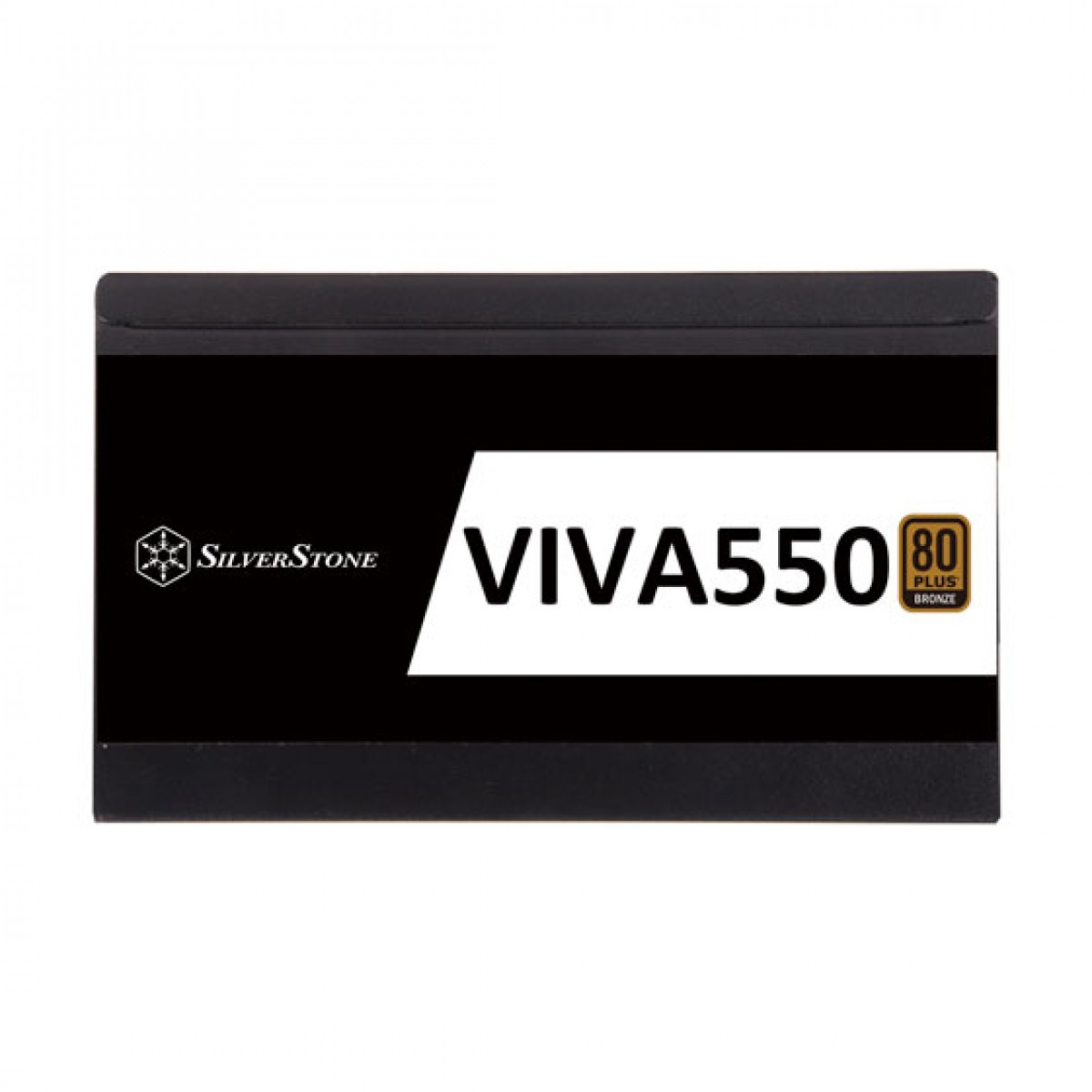 Fonte SilverStone VIVA 550, 550W, 80 Plus Bronze, PFC Ativo, SST-VA550-B