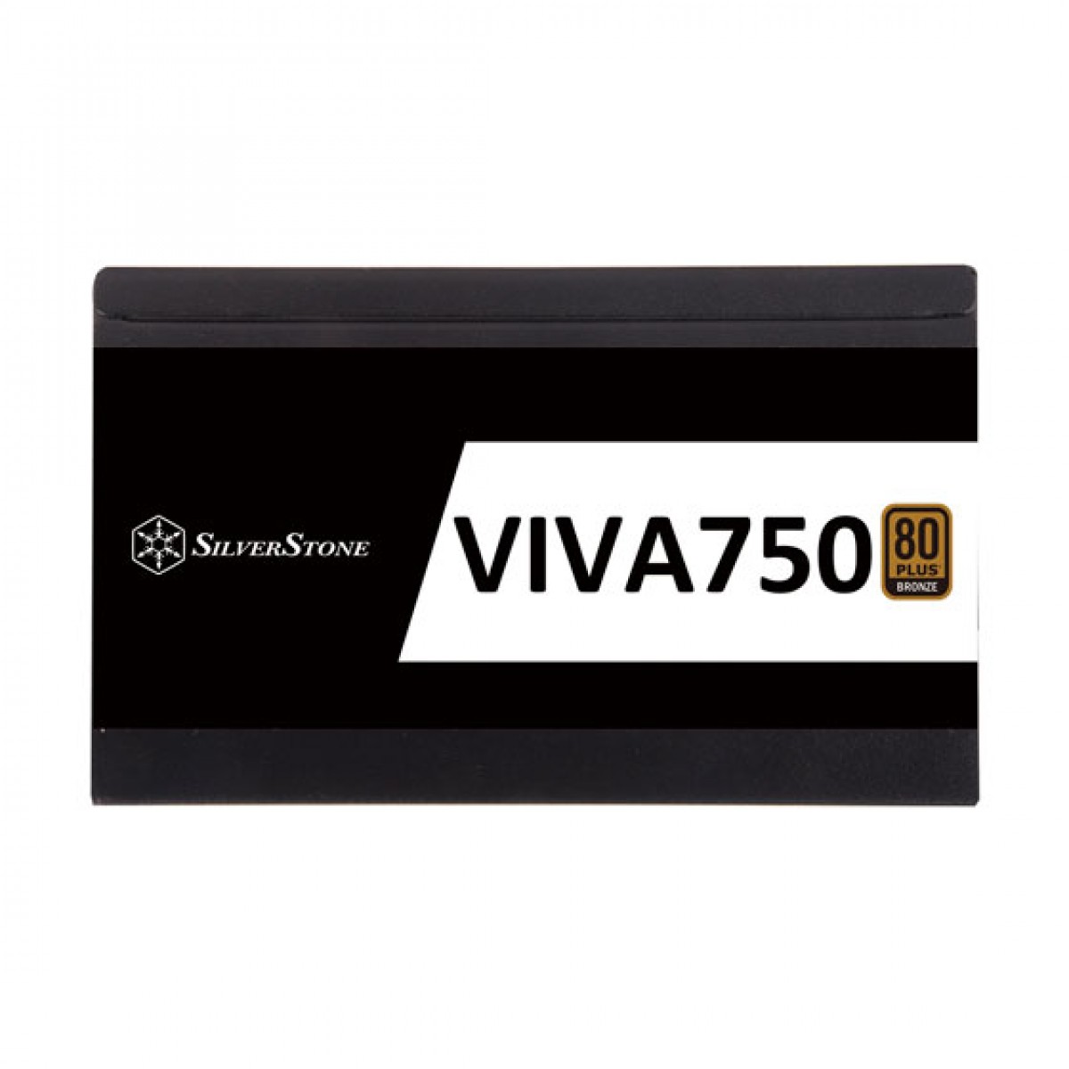 Fonte SilverStone VIVA 750, 750W, 80 Plus Bronze, PFC Ativo, SST-VA750-B