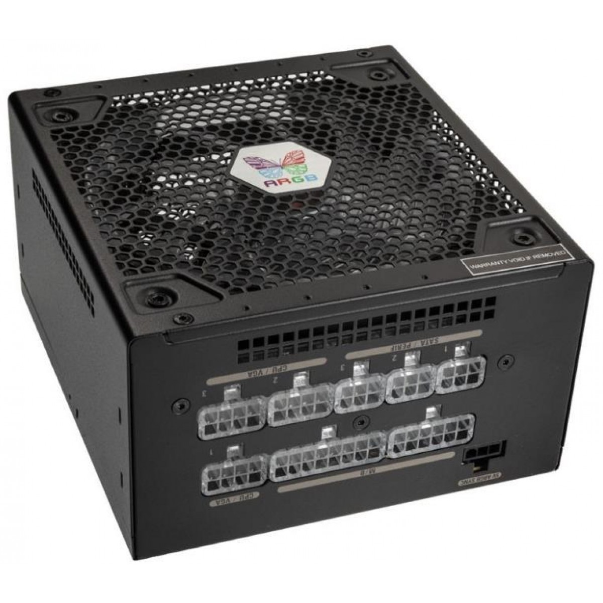 Fonte Super Flower LEADEX III ARGB 550W, 80 Plus Gold, PFC Ativo, Full Modular, SF-550F14RG(BK)