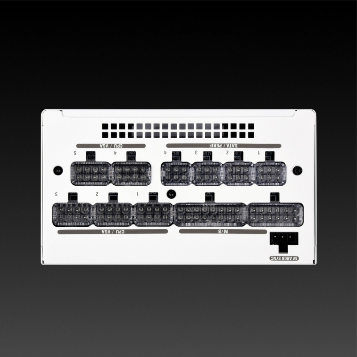 Fonte Super Flower LEADEX III ARGB 750W, 80 Plus Gold, PFC Ativo, Full Modular, White, SF-750F14RG(WH) - Open Box