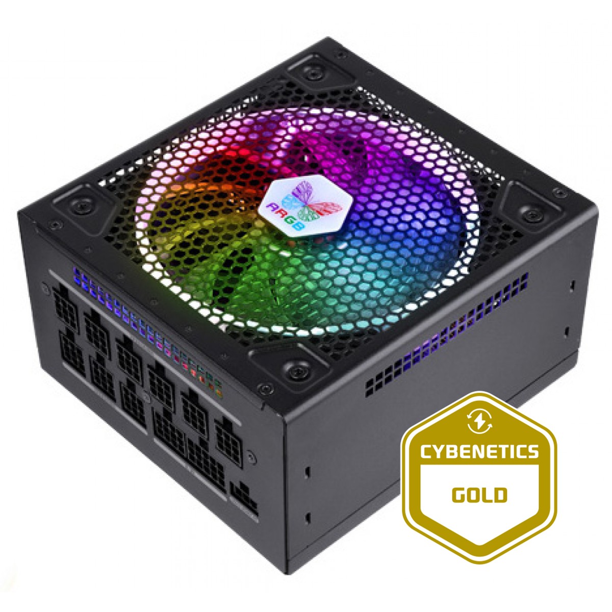 Fonte Super Flower LEADEX III ARGB PRO 650W, 80 Plus Gold, PFC Ativo, Full Modular, SF-650F14RG V2.0