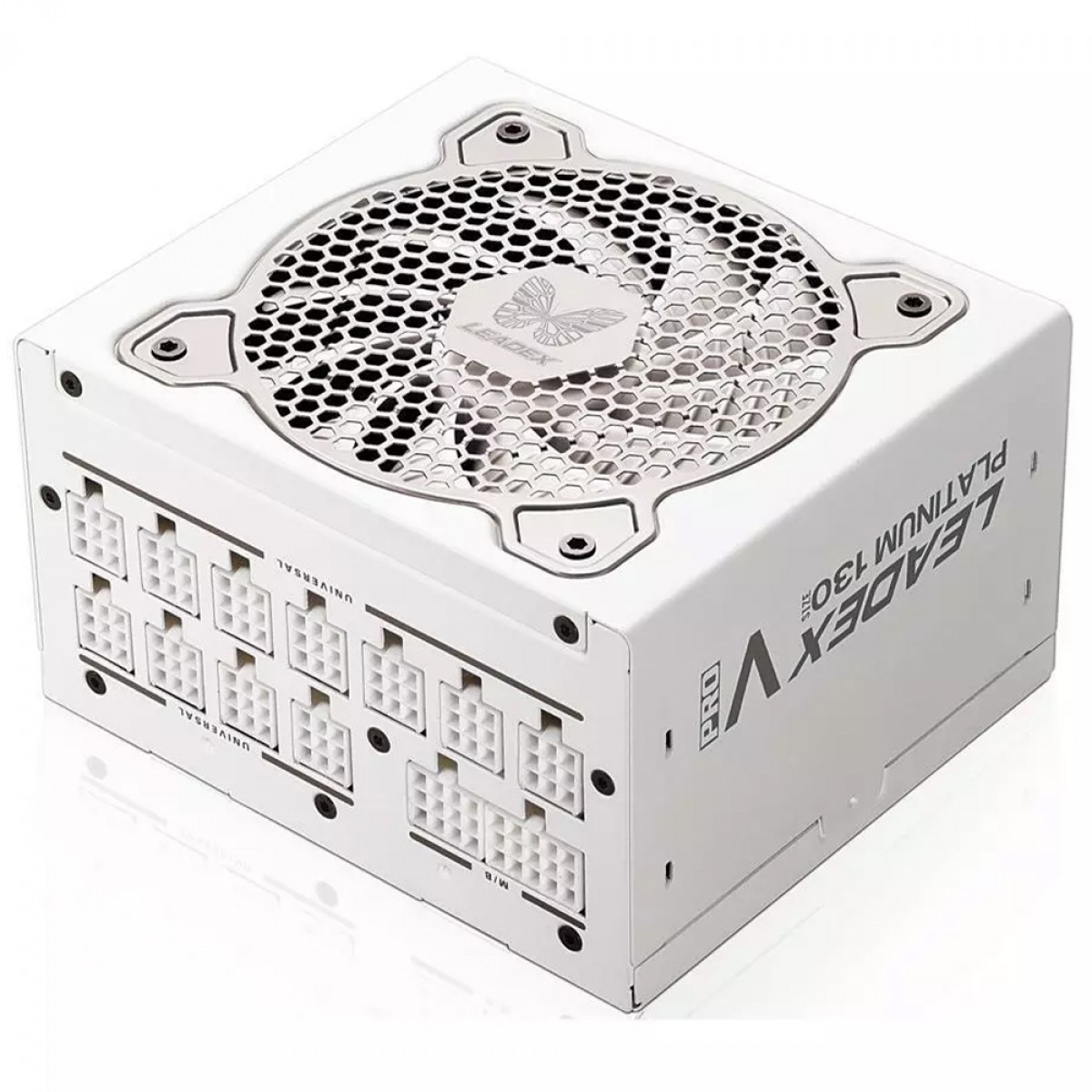 Fonte Super Flower LEADEX V Platinum PRO 1000W, 80 Plus Platinum, PFC Ativo, White, Full Modular, SF-1000F14TP(WH)